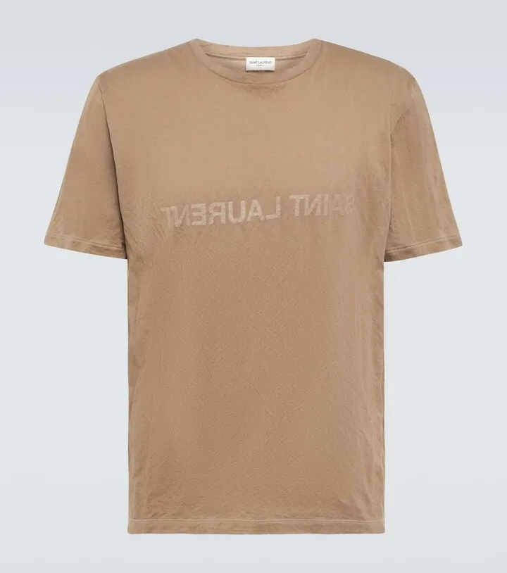 Logo cotton-blend jersey T-shirt