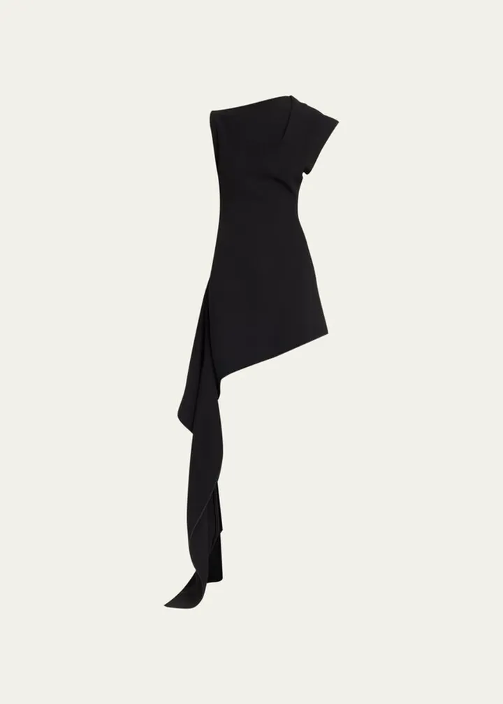 Indicative Asymmetric Cut-Away Dress