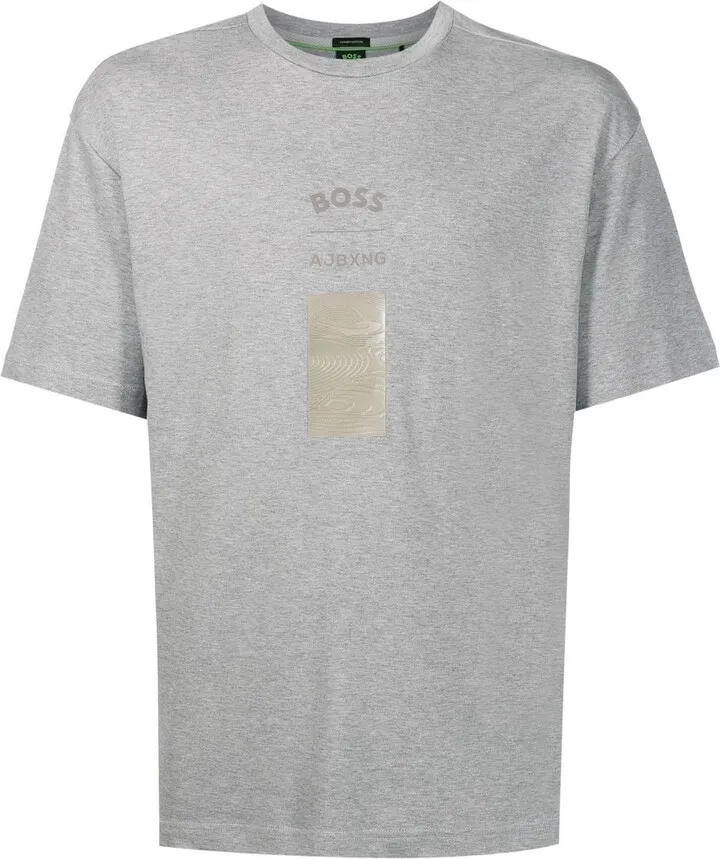 x AJBXG mélange-effect T-shirt