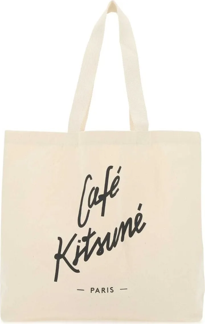 Maison Kitsuné Cafe Kitsune Tote Bag