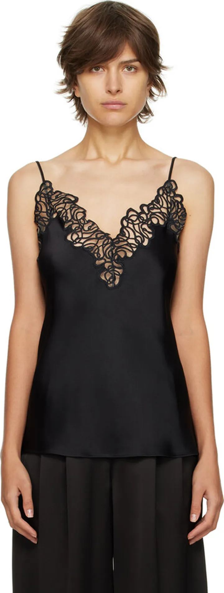 Stella McCartney Black V-Neck Camisole