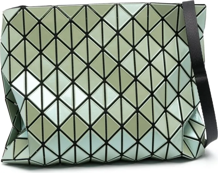 Geometric-Pattern Crossbody Bag