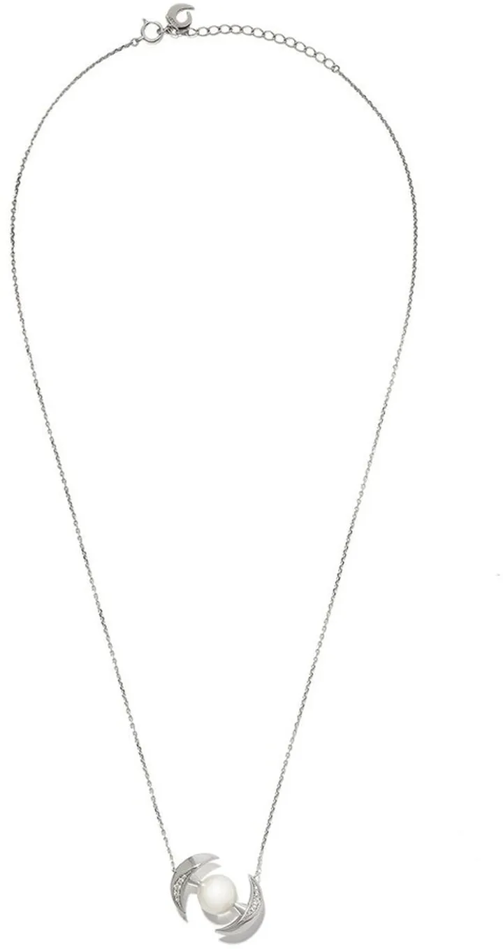 18kt white gold TASAKI Atelier Buoy South Sea pearl and diamond pendant