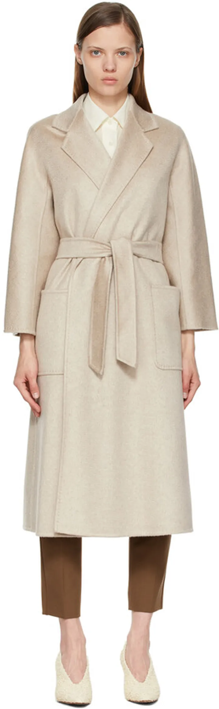 Max Mara Beige Labbro Coat