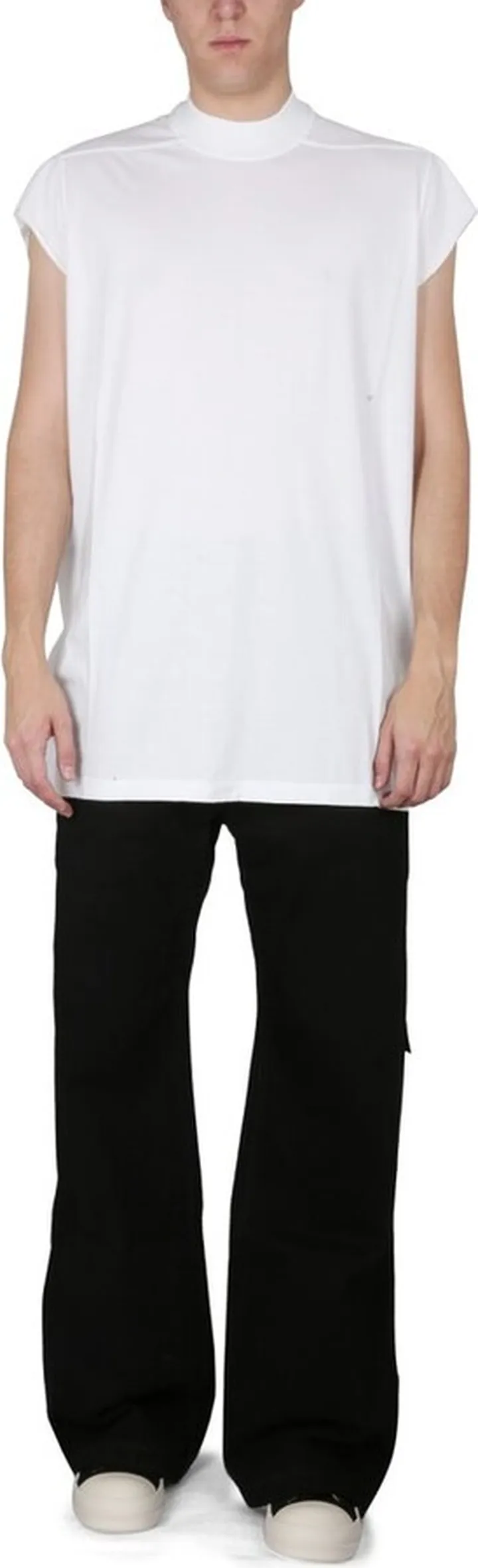 Rick Owens DRKSHDW Medium-Neck Sleeveless T-Shirt