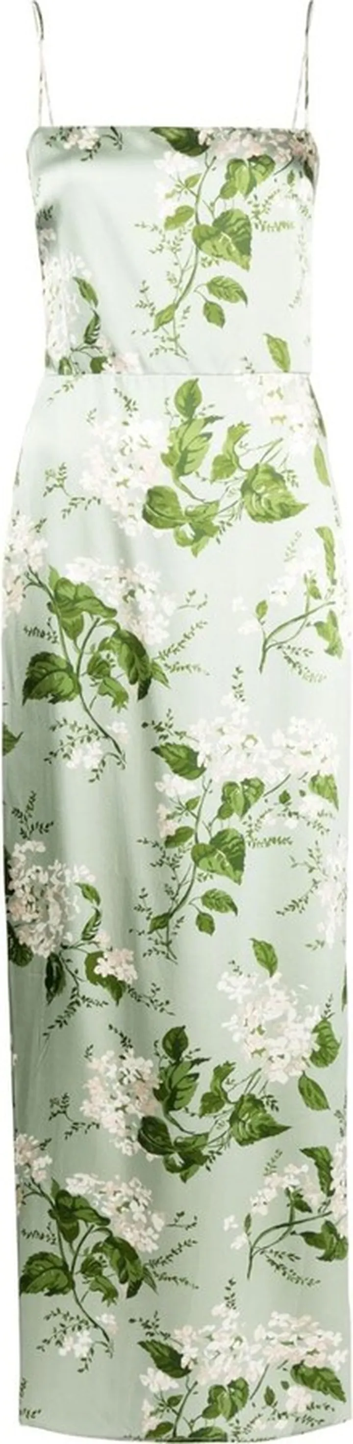 Frankie floral-print silk dress