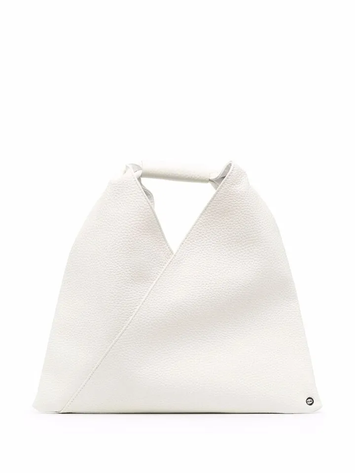 Pebbled-Texture Tote Bag