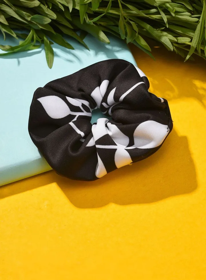 Floral Printed Scrunchie