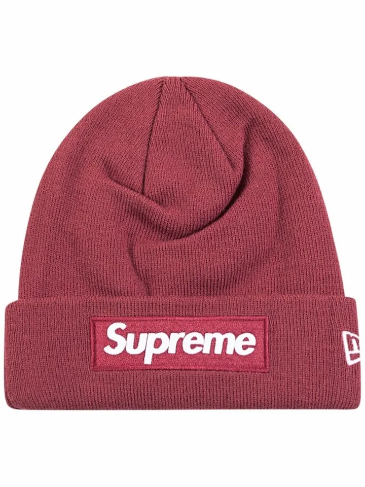 x New Era box logo beanie