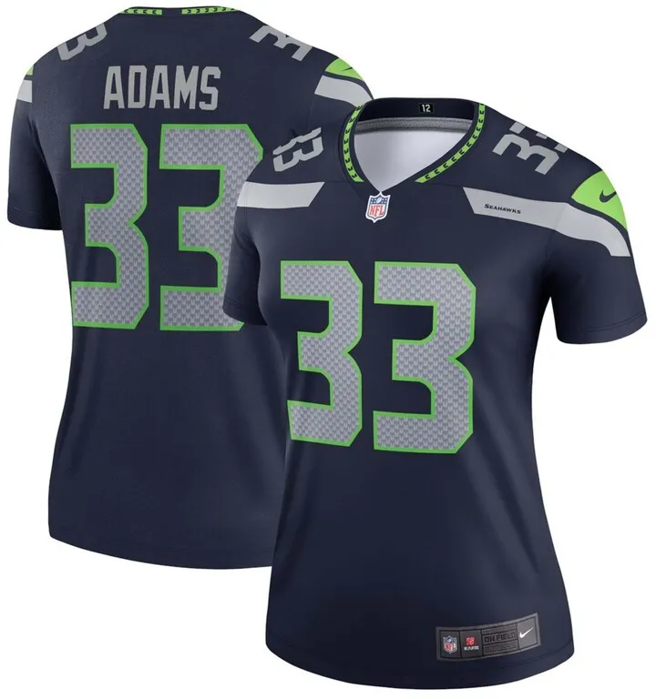 Women's Jamal Adams College Navy Seattle Seahawks Legend Jersey