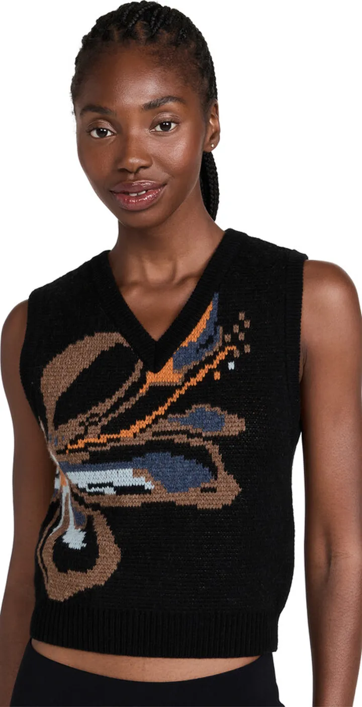 Christopher Esber Hibiscus Shrunken Vest