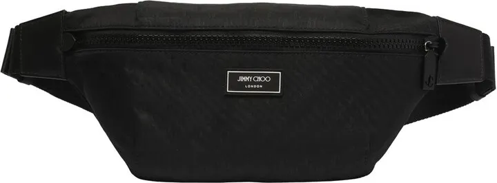 Jimmy Choo Finsley Logo Patch Belt Bag