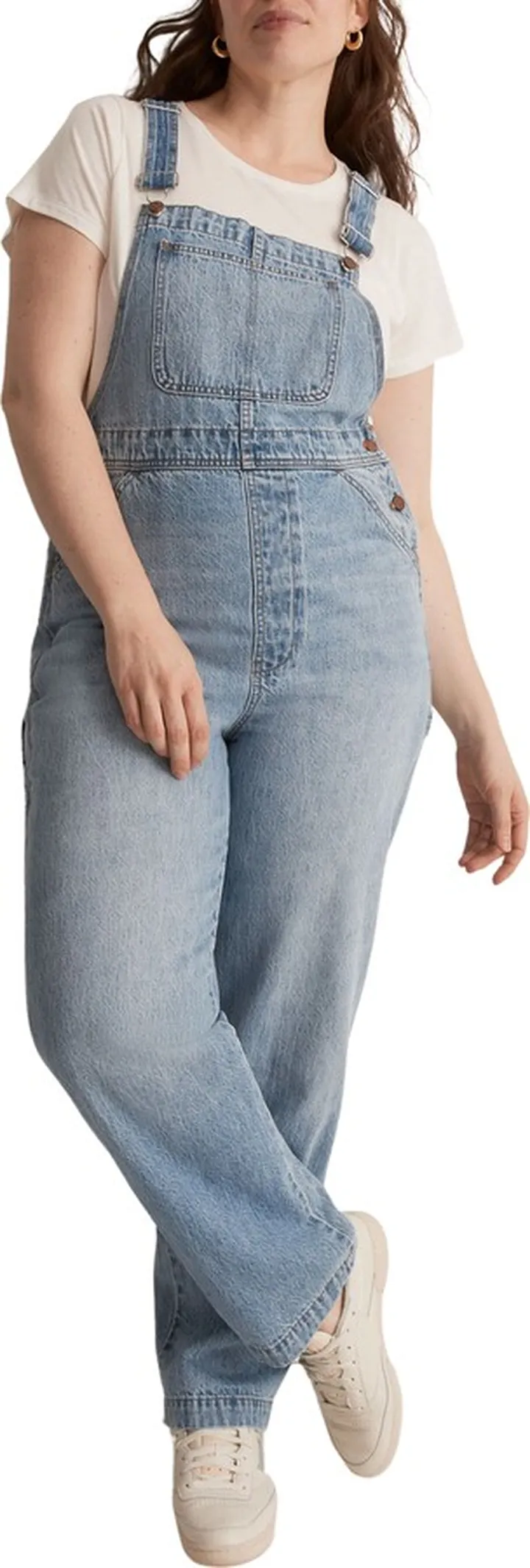 Oversize Denim Carpenter Overalls