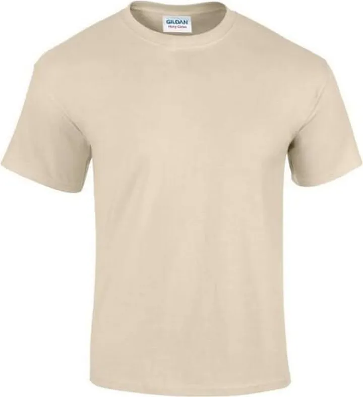 Gildan Gildan Mens Heavy Cotton T-Shirt (Sand) - Brown