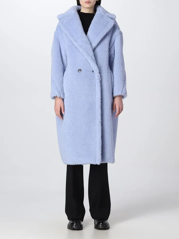 Max Mara Teddy wool and silk blend coat