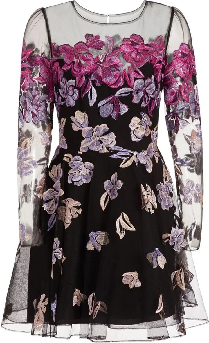 Falling Flowers mini dress