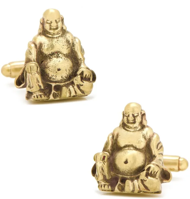 Smiling Buddha Cuff Links