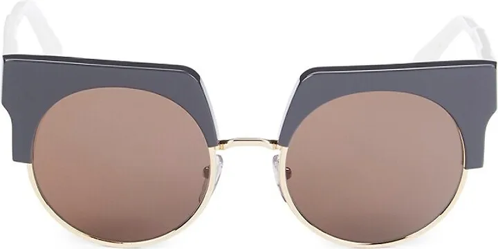 53MM Round Sunglasses