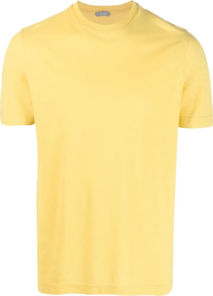short-sleeve plain cotton T-shirt