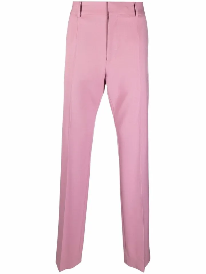 Straight-Leg Tailored Trousers