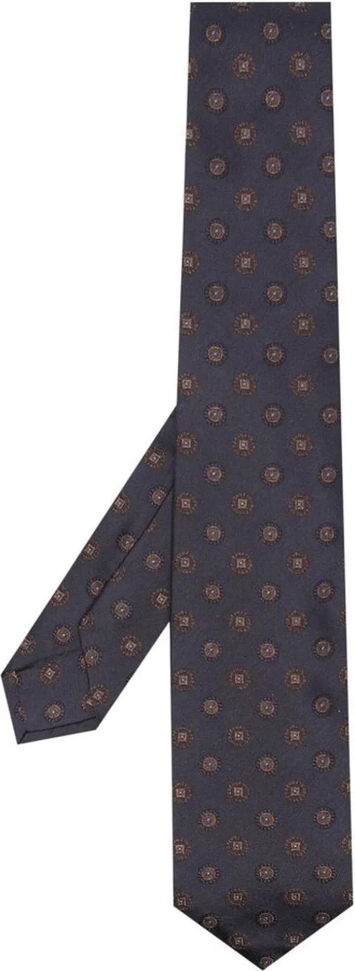 Embroidered Silk Tie