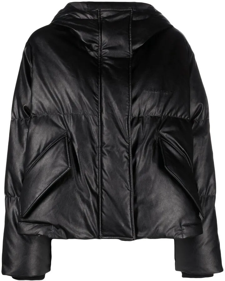 Padded Funnel-Neck Jacket