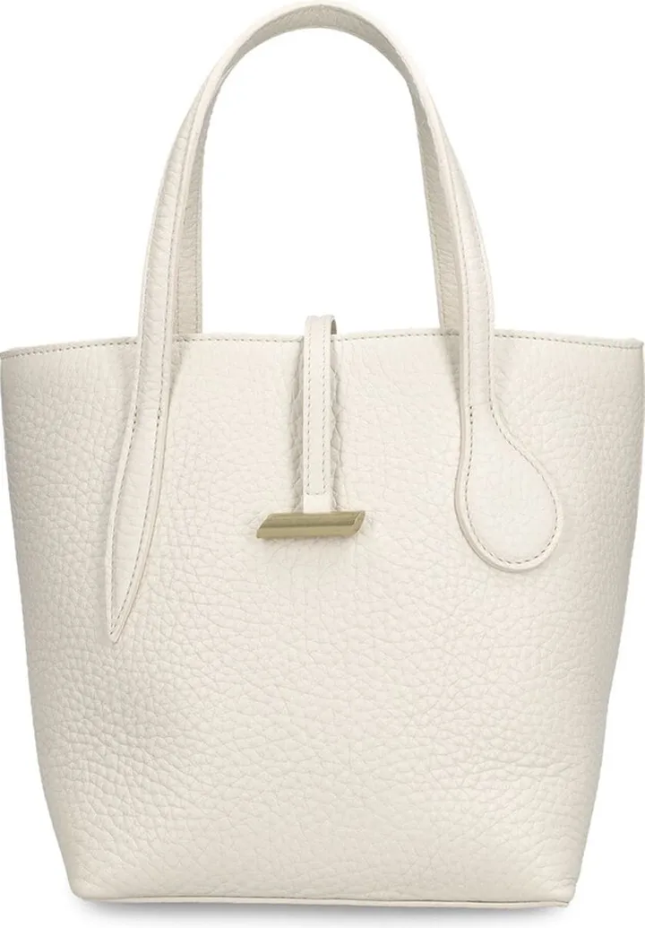 Mini sprout grained leather tote bag