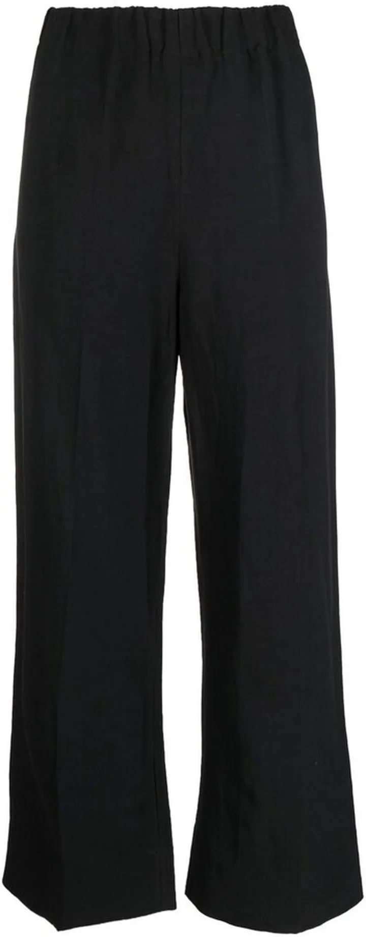 Wide-Leg Cropped Trousers