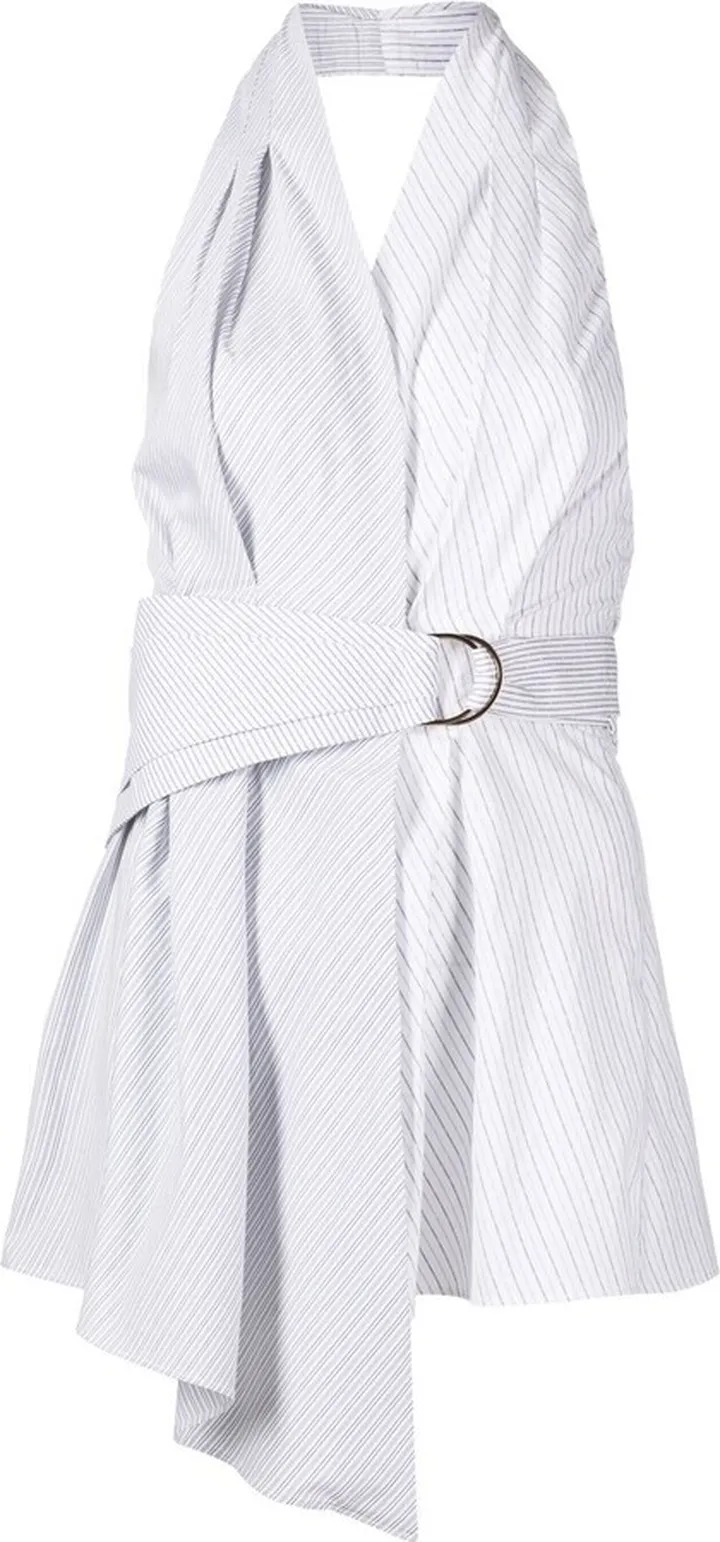 Edgar halterneck draped top