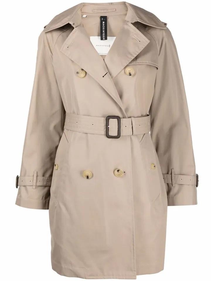 MUIE gabardine trench coat