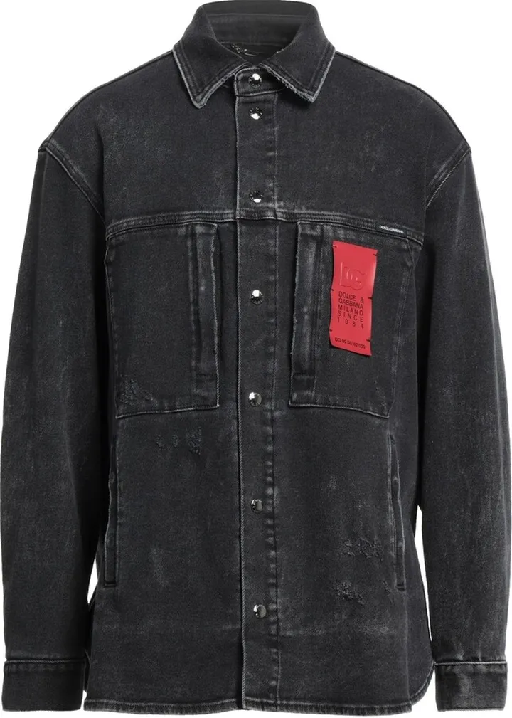 Denim Outerwear Black