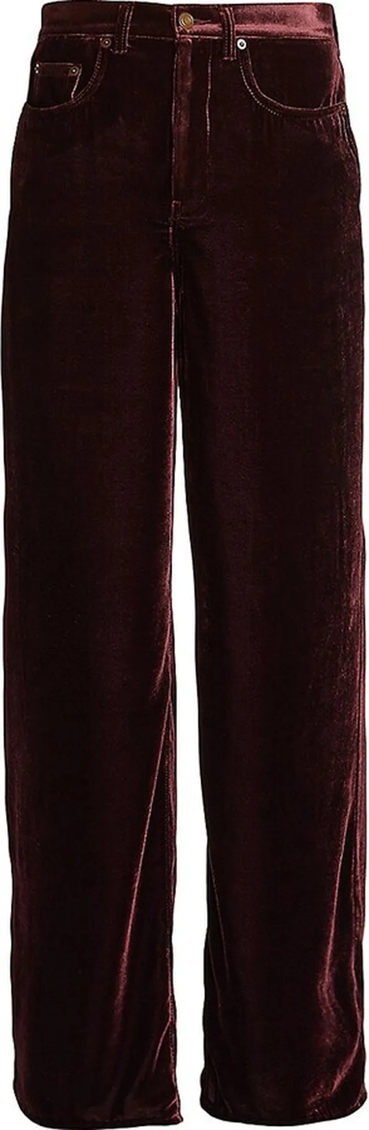 Wide-leg Pants In Velvet