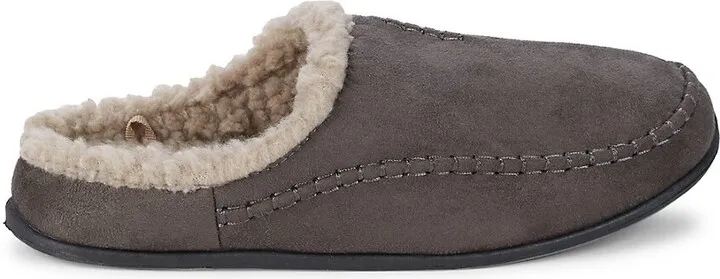 Nordic Faux Fur-Lined Slippers
