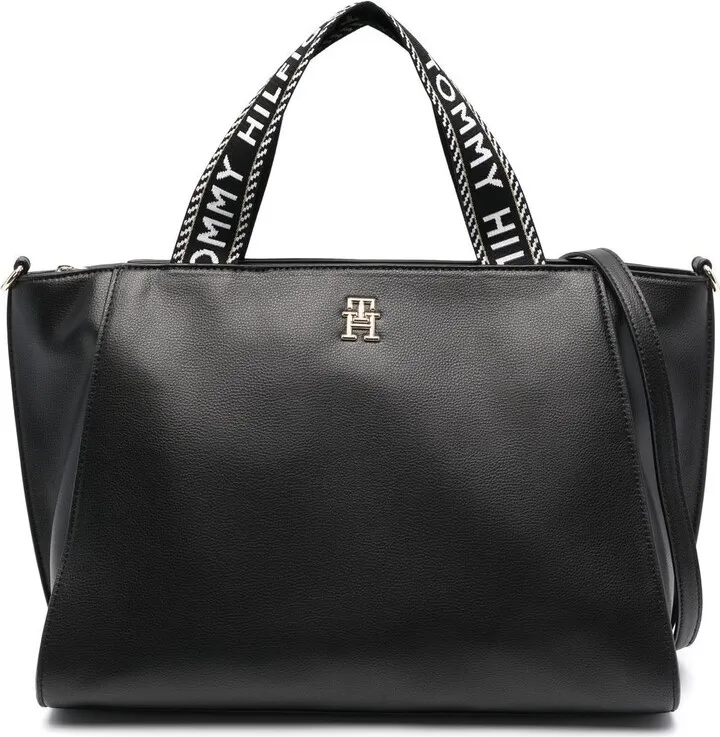 Logo Handle Tote Bag