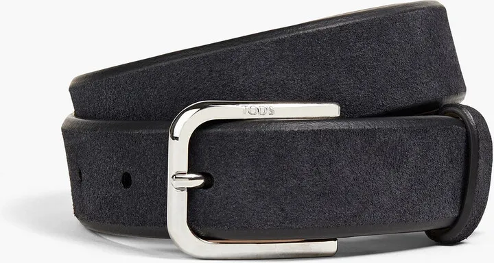 Suede belt