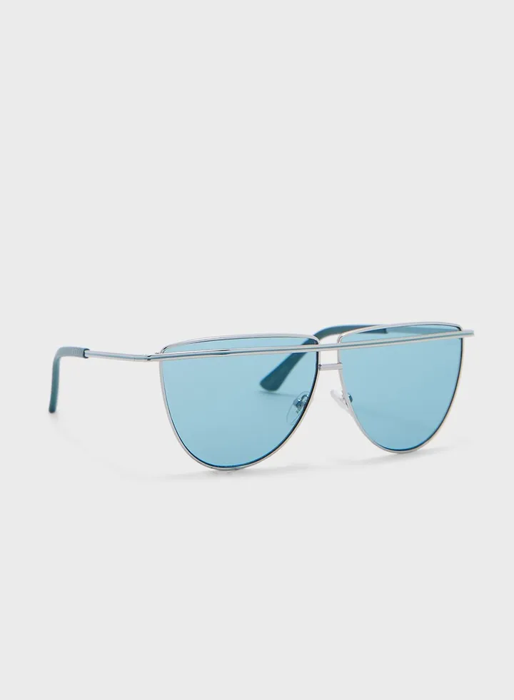 Injected Oversized Sunglasses