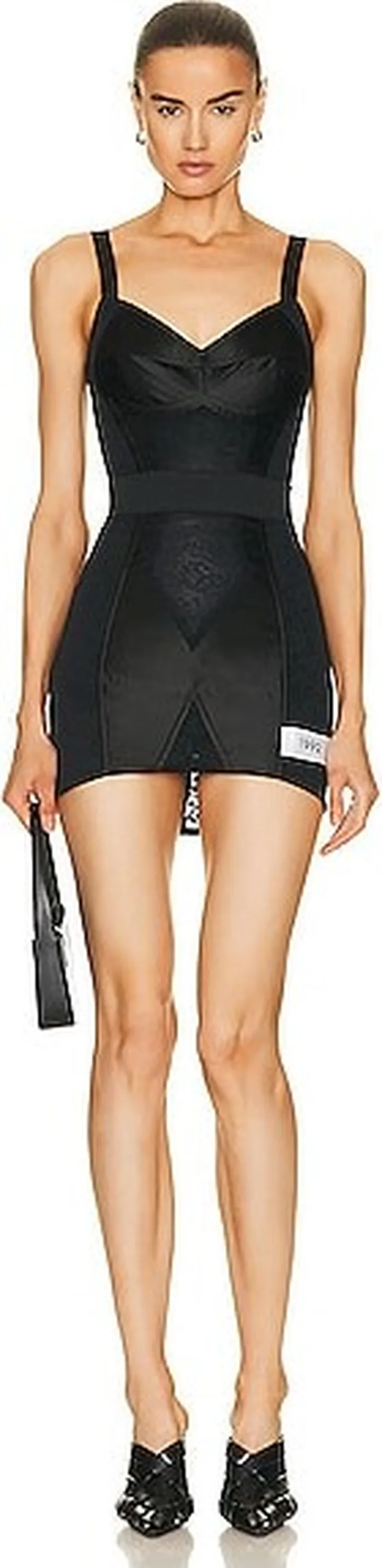 Dolce & Gabbana Corset Mini Dress in Black