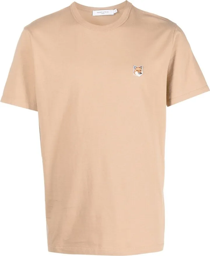 logo-patch cotton T-shirt