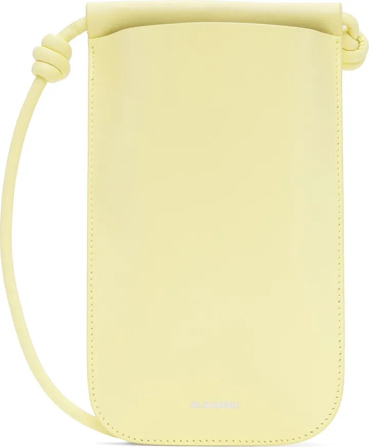 Jil Sander Yellow Giro Phone Pouch