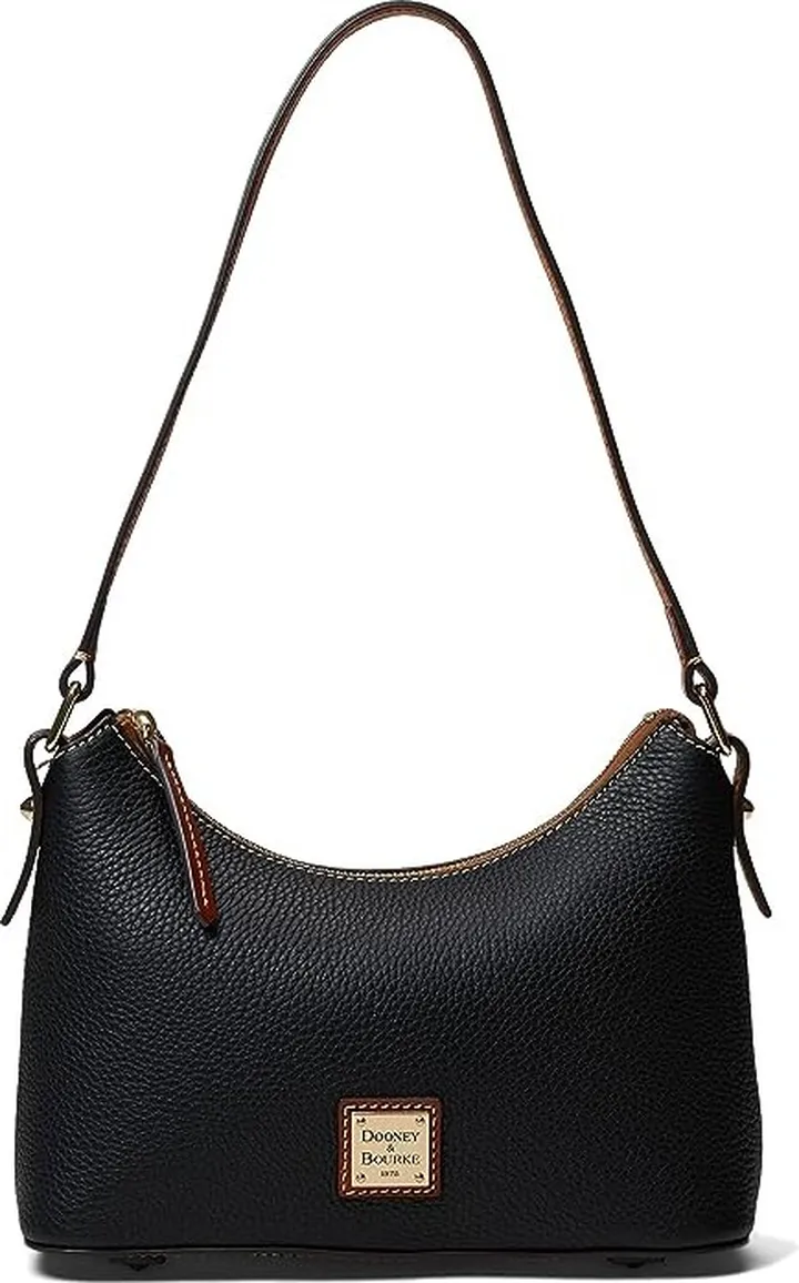 Dooney & Bourke Pebble Baguette (Black) Handbags