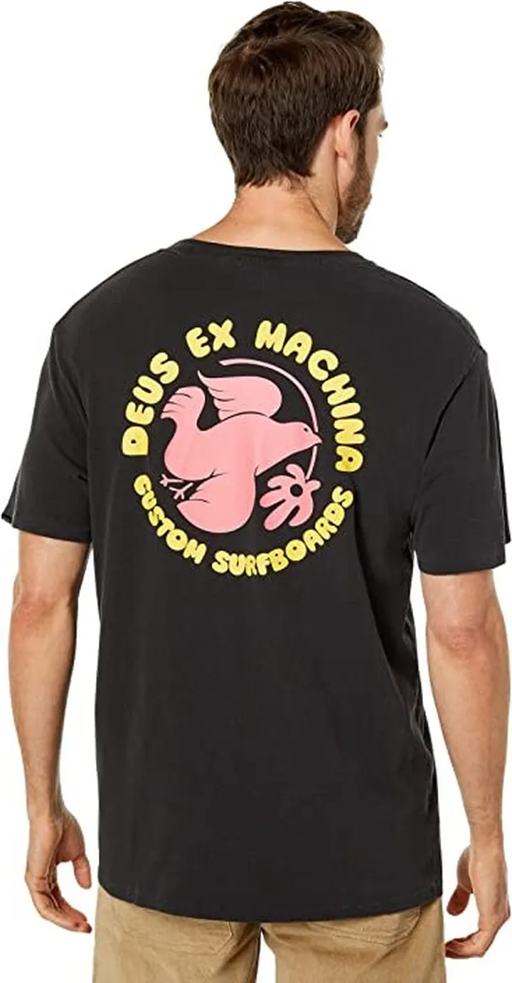 Deus Ex Machina Calypso Tee (Shadow Black) Men's Clothing