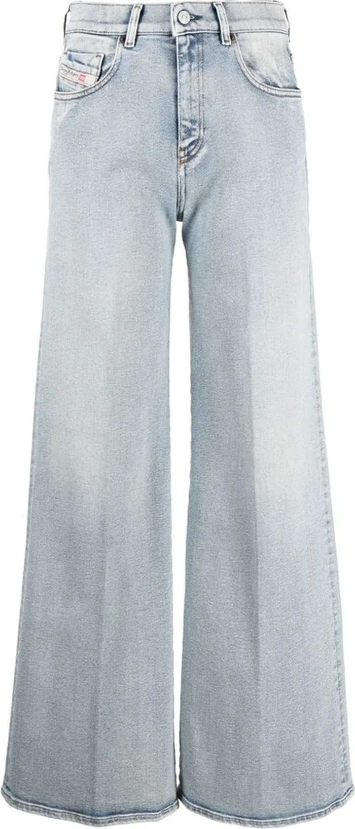 Mid-Rise Wide-Leg Jeans