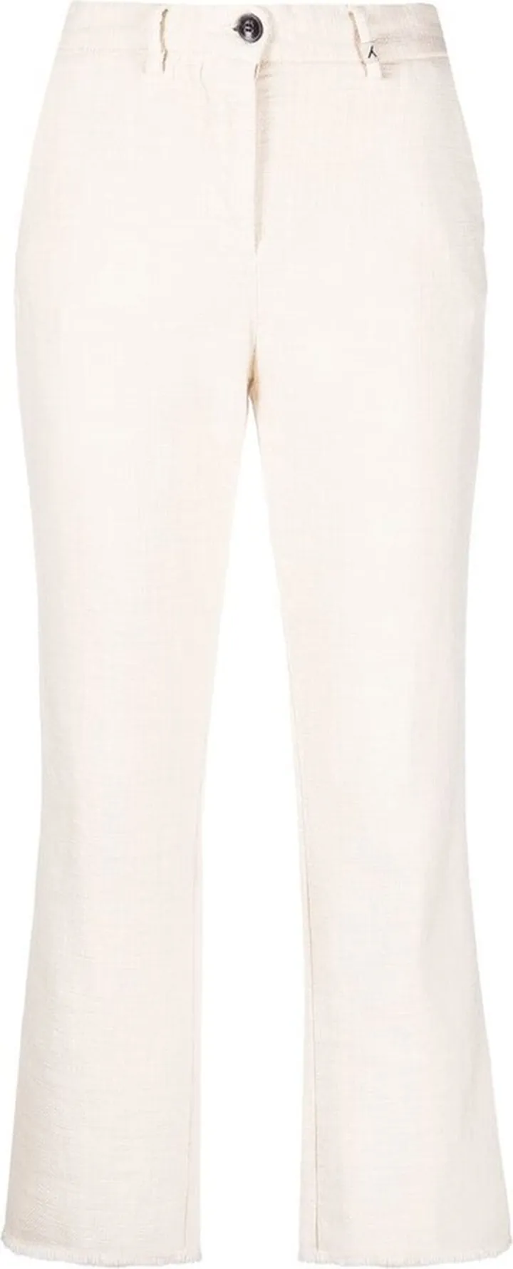 Cropped Bootcut Trousers