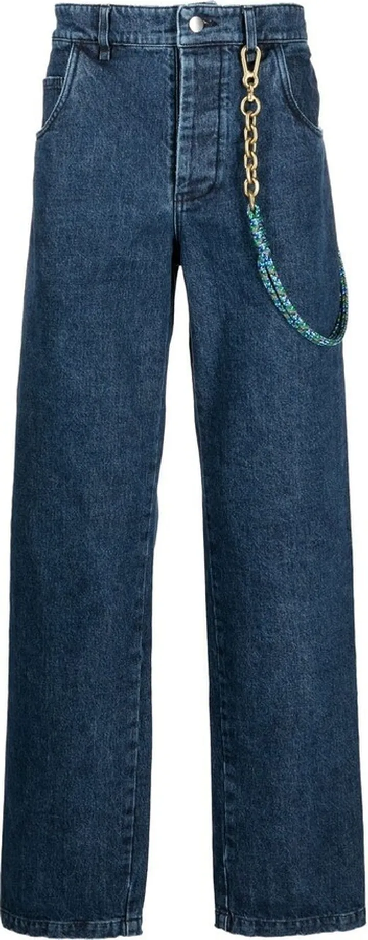 High-Waisted Wide-Leg Jeans
