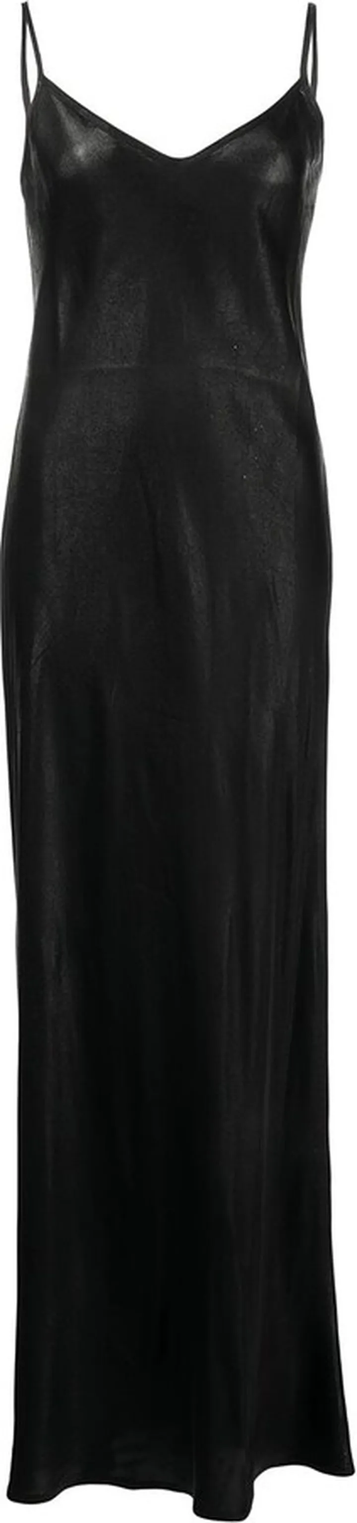 V-neck sleeveless slip dress