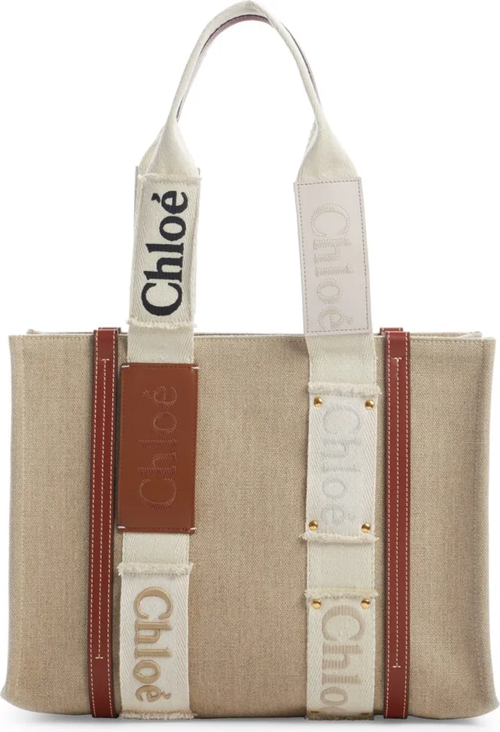 Medium Woody Mixed Media Tote