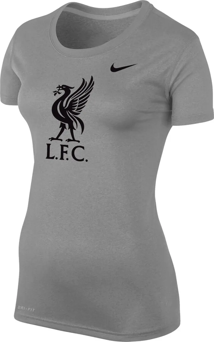 Liverpool Nike Women's Dri-FIT T-Shirt in Grey