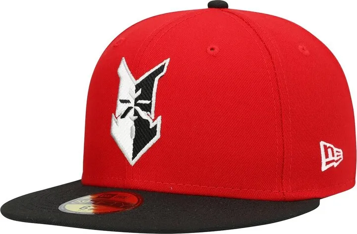 Men's New Era Red Indianapolis Indians Authentic Collection Team Home 59FIFTY Fitted Hat