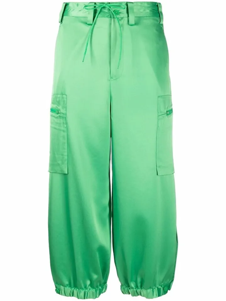 Cropped Cargo Trousers