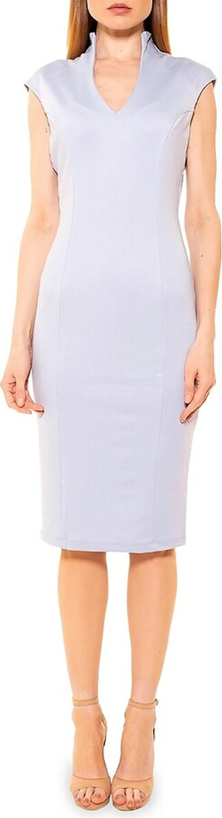 Katrina Cap-Sleeve Sheath Dress
